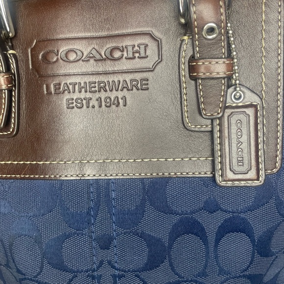 2007 Coach Signature Jacquard Tote & Wallet w/COA - Picture 6 of 16